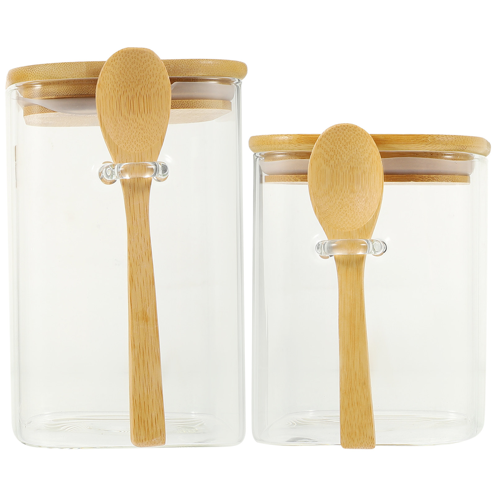 Coffee Tea Beans - 2Sets Airtight Coffee Bean Storage Containers