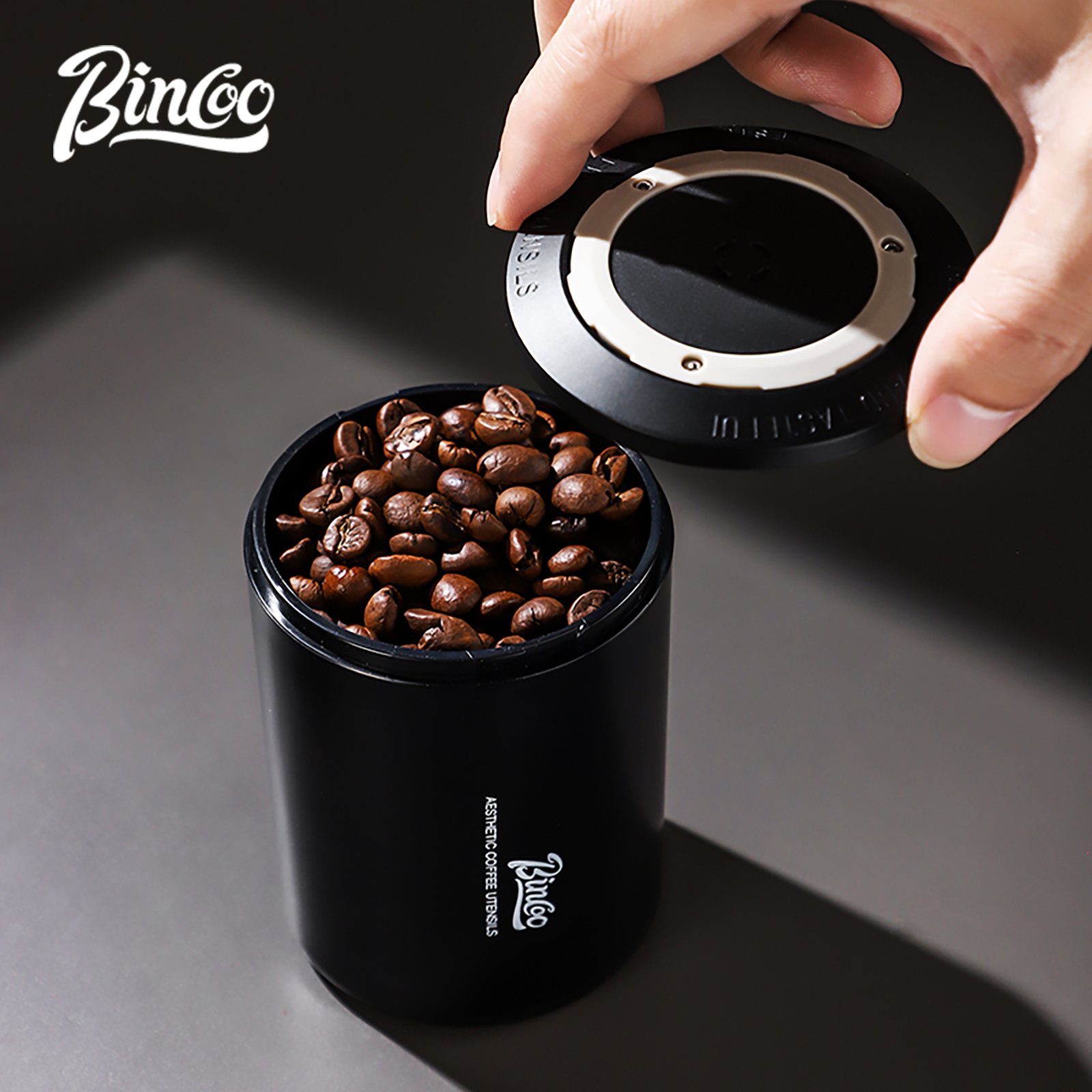 Coffee Tea Beans - Bincoo Portable Coffee Powder Airtight Can