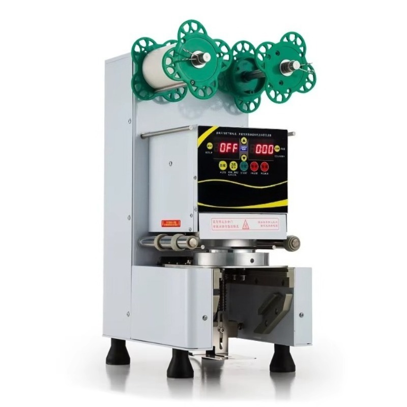 Coffee Tea - Automatic Plastic Cup Sealing Machine Commercial