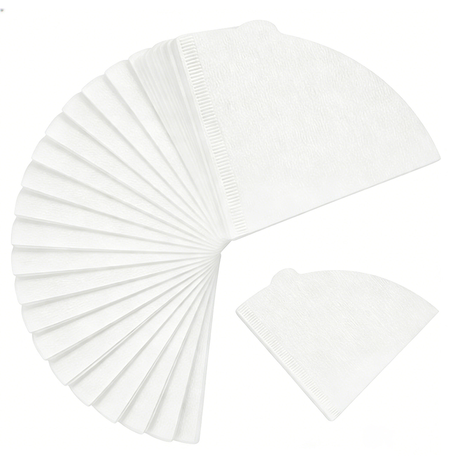 Coffee Tea Paper Cups - OANKR Cone Coffee Filters, 50PCS Unbleached
