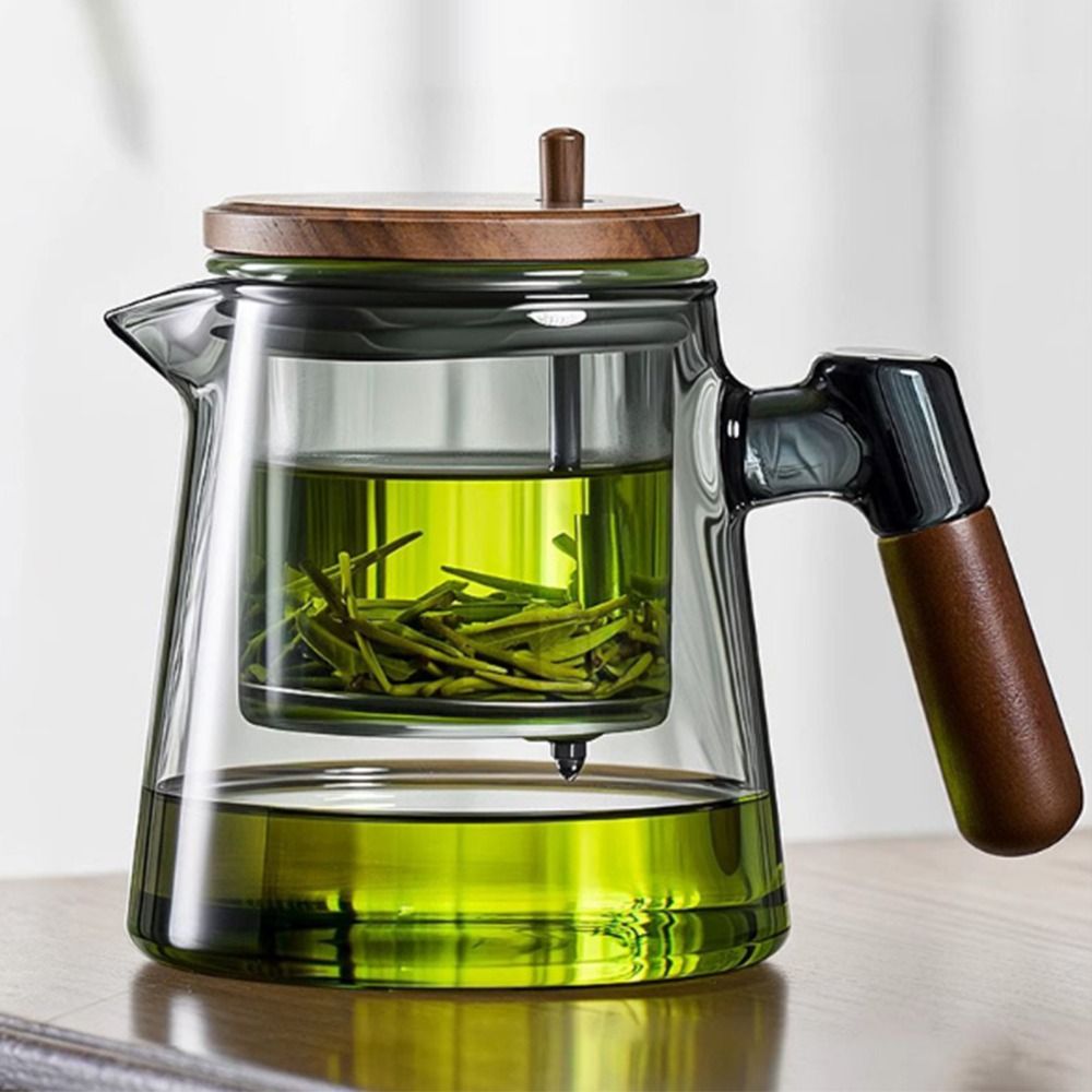 Tea Strainer Mesh - One-Touch Drip Glass Teapot 650ml, Gravity