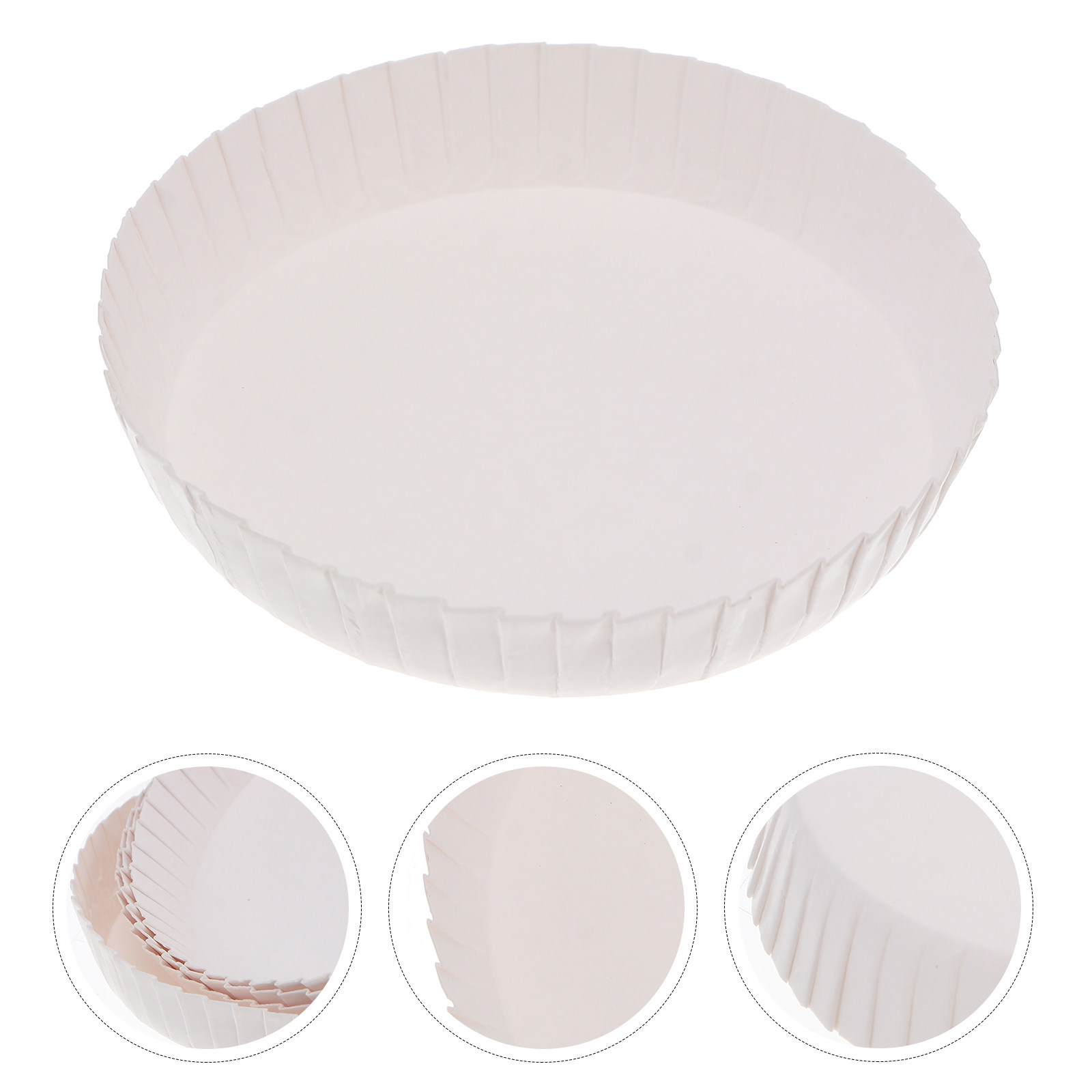 Coffee Tea Paper Cups - 100Pcs Disposable Paper Cup Lids Safe