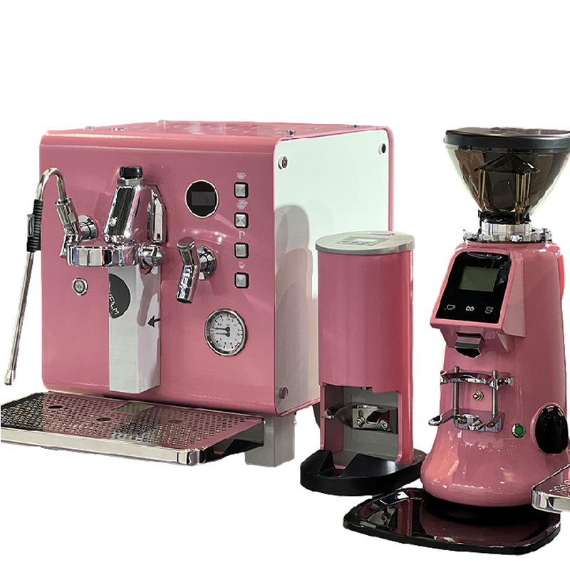 Coffee&Tea House Menu - Coffee Machine Professional Pink Semi-Auto Espresso