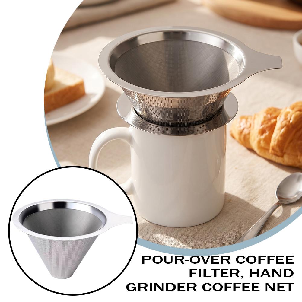 Reusable Stainless Steel Pour- - Tea Strainer Mesh ulasan dan harga