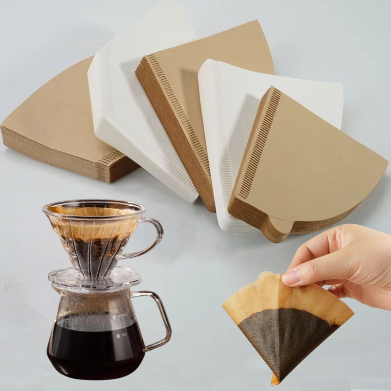 100pcs Coffee Filter Paper Dis - Coffee Tea Paper Cups ulasan dan harga