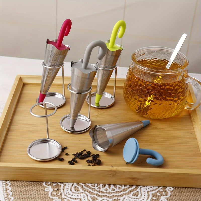 1pc Reusable Umbrella Tea Infu - Tea Strainer Mesh ulasan dan harga