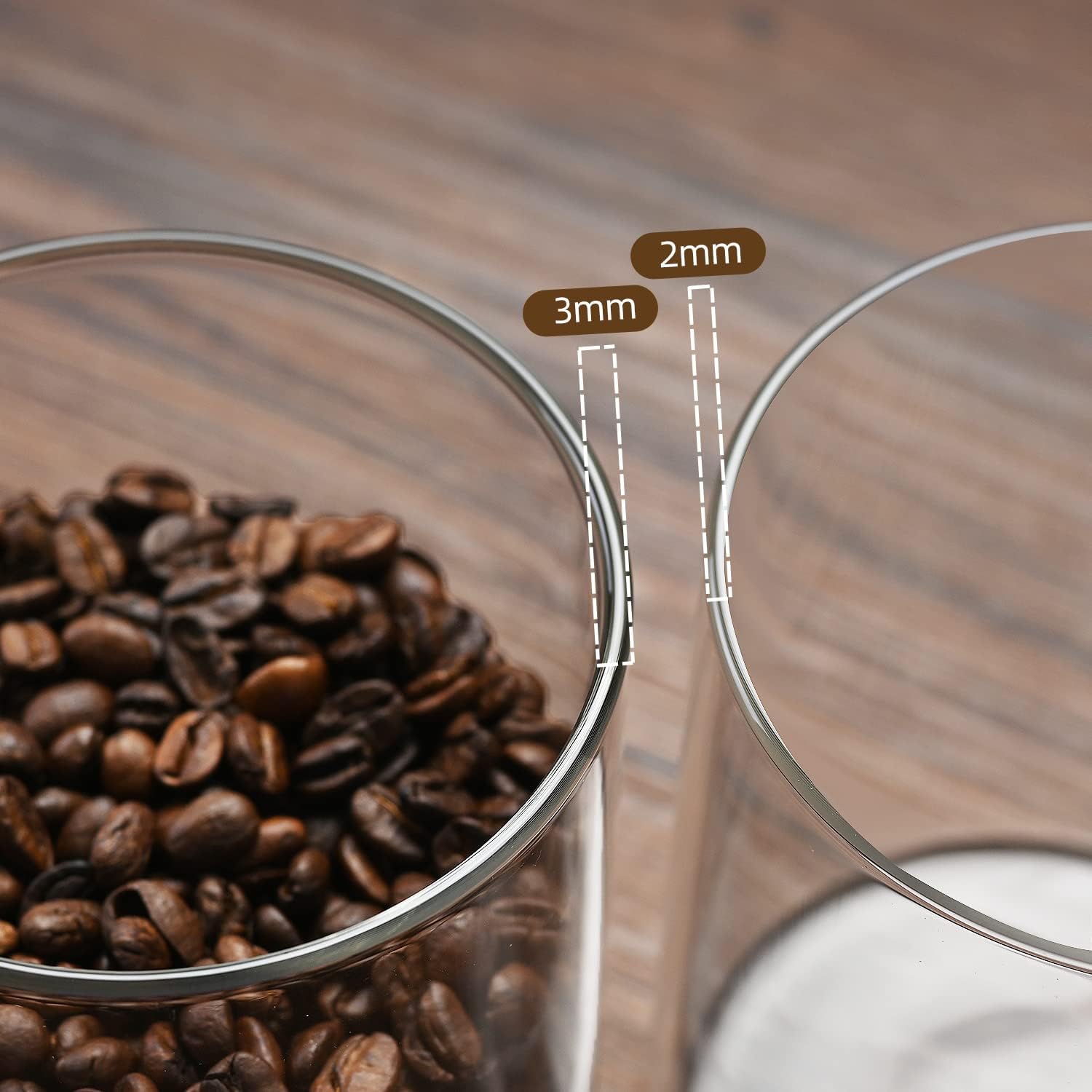 umieo Glass Food Storage Conta - Coffee And Tea Bar ulasan dan harga