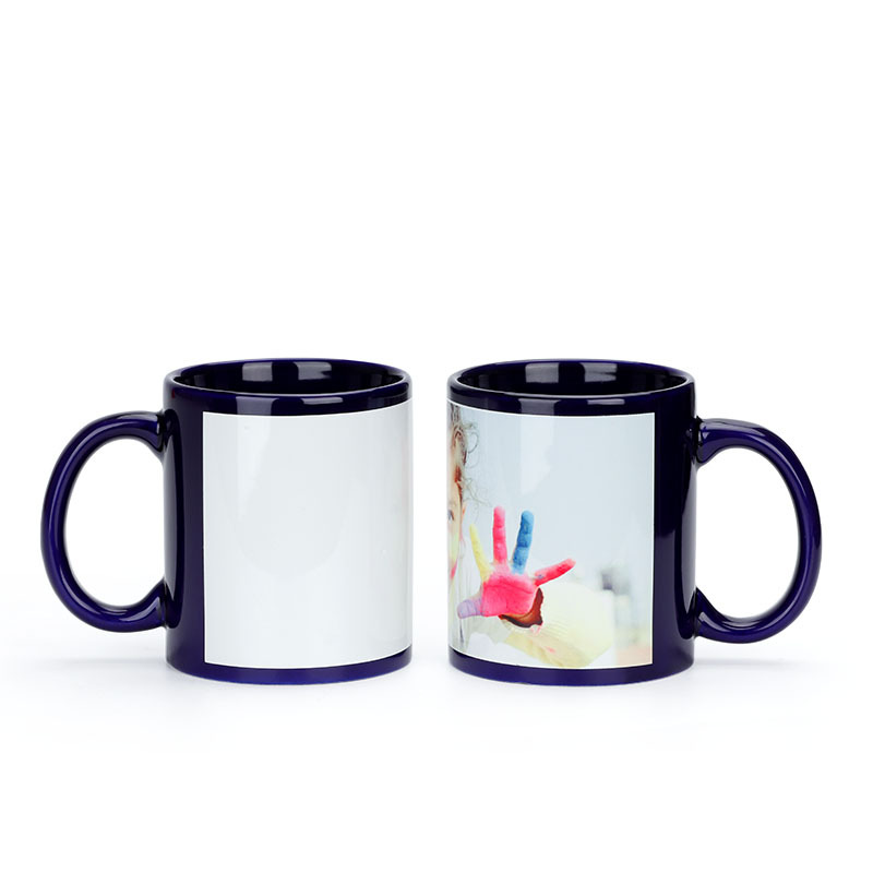 Black Cup DIY LOGO Ceramic 350 - Coffee Tea Photos ulasan dan harga