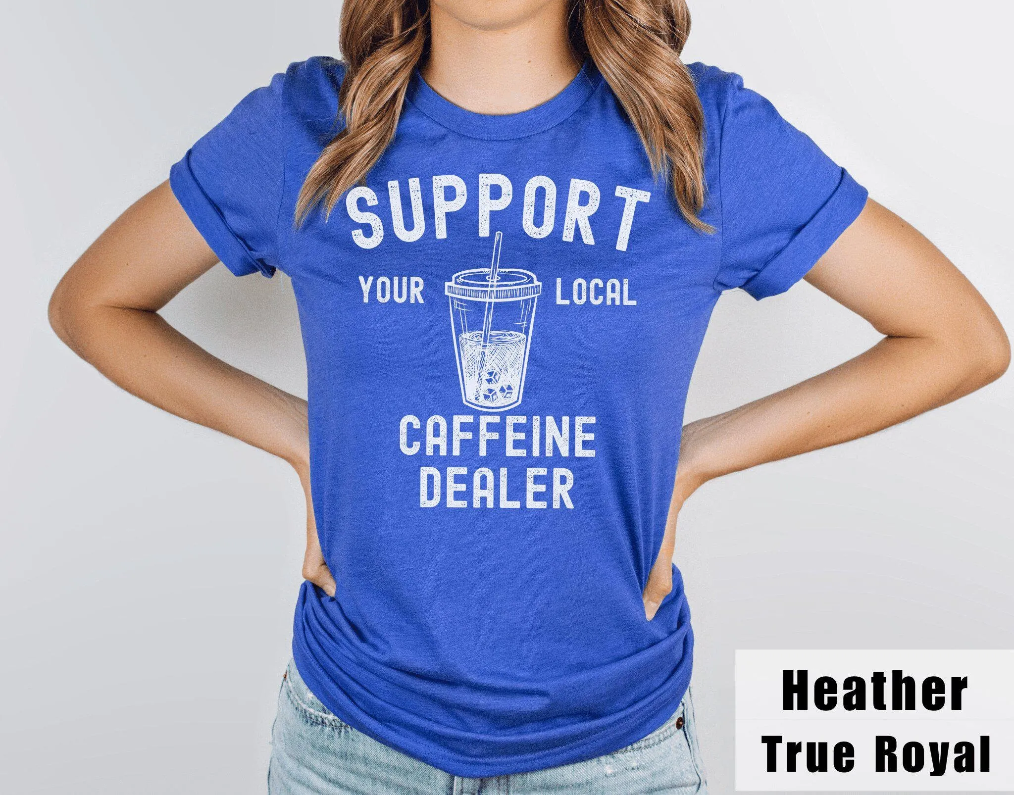 Iced Coffee T Shirt Support Yo - Coffee Tea Knits ulasan dan harga