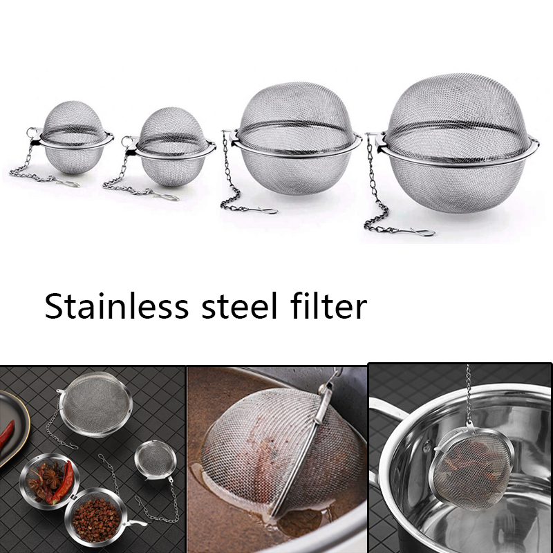 1-5pcs Tea Infuser Stainlesss  - Tea Strainer Mesh ulasan dan harga