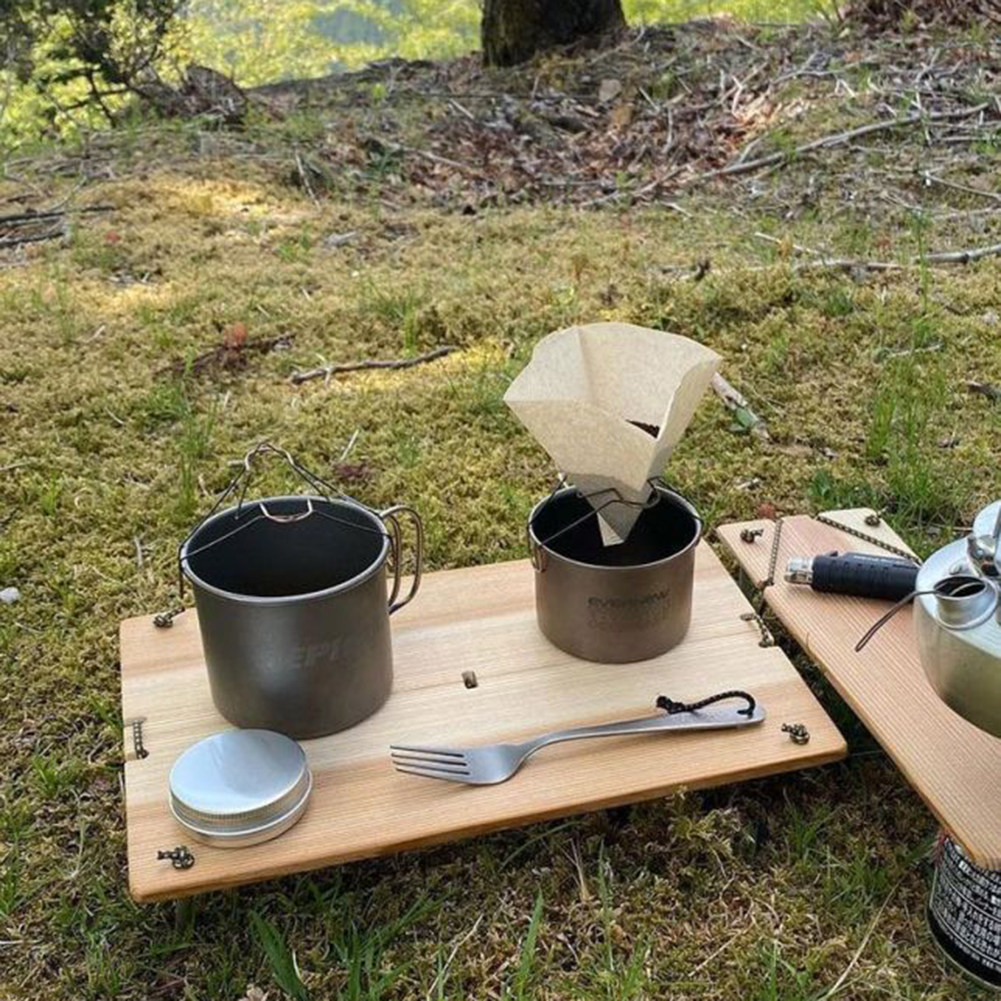 Lightweight Portable Folding W - Tea Coffee Set Up ulasan dan harga