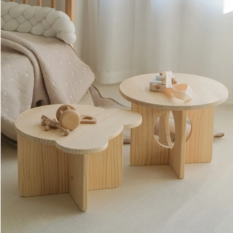 Solid Wood Children's Small Ta - Tea Coffee Set Up ulasan dan harga