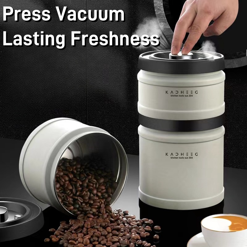Vacuum sealed can, press vacuu - Coffee Tea Beans ulasan dan harga