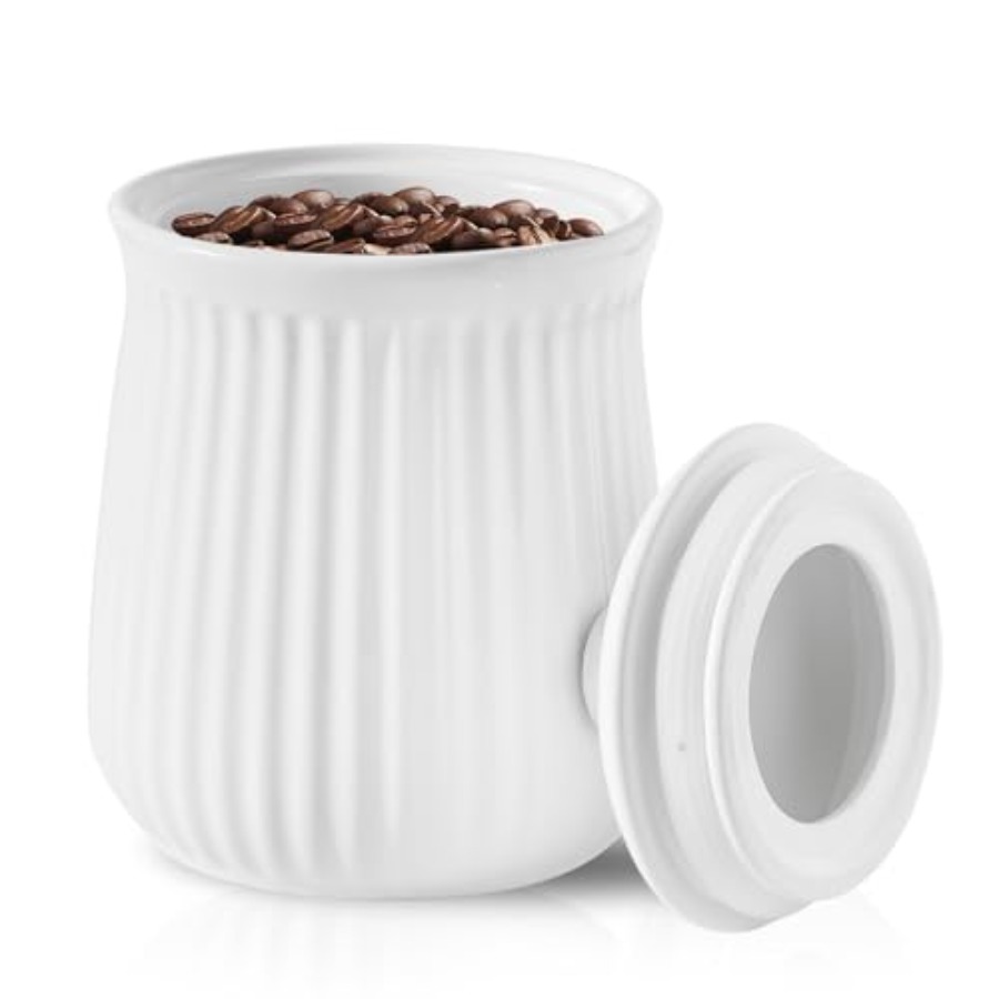 Food Storage Containers with L - Coffee Tea Beans ulasan dan harga
