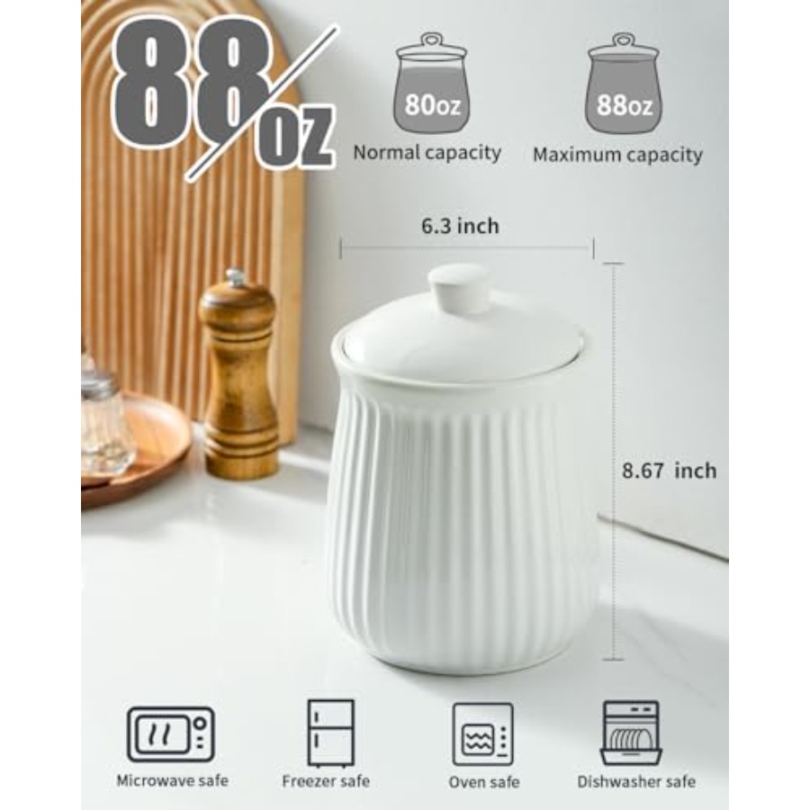 Food Storage Containers with L - Coffee Tea Beans ulasan dan harga