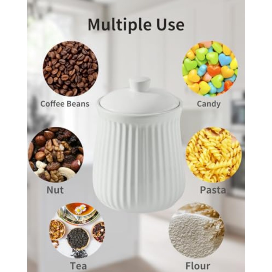 Food Storage Containers with L - Coffee Tea Beans ulasan dan harga