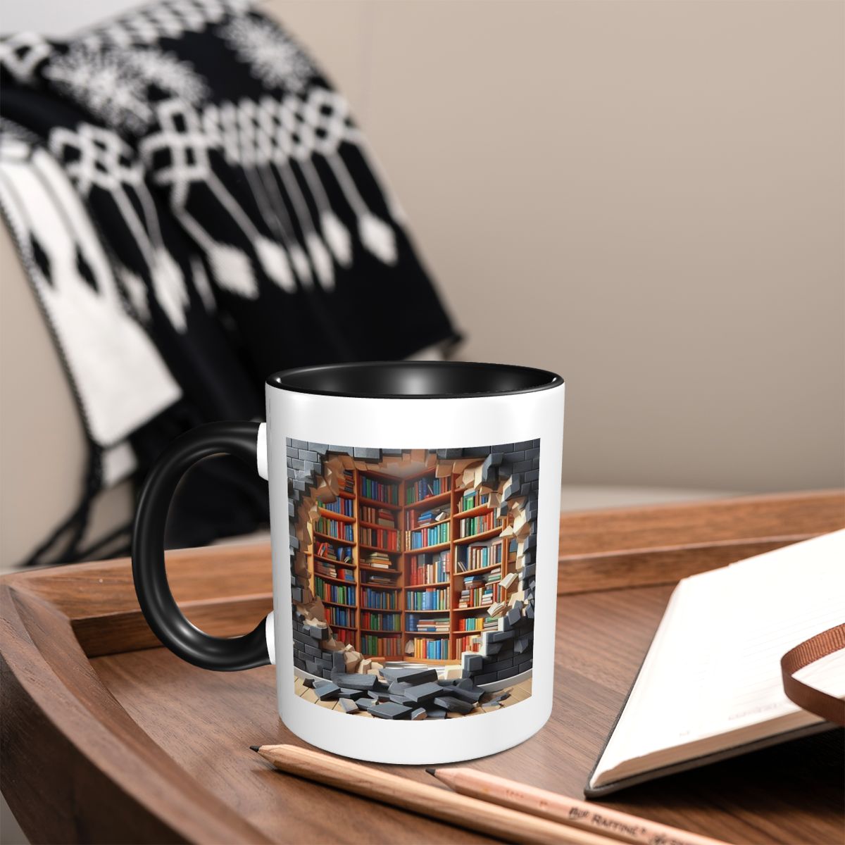 Bookshelf Creative Space Desig - Coffee Tea Library ulasan dan harga