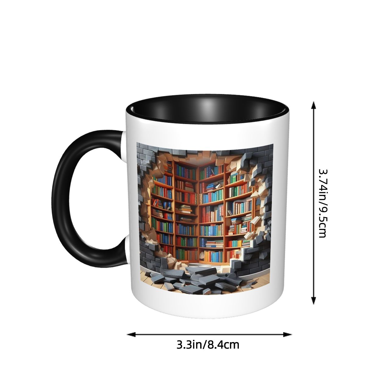 Bookshelf Creative Space Desig - Coffee Tea Library ulasan dan harga