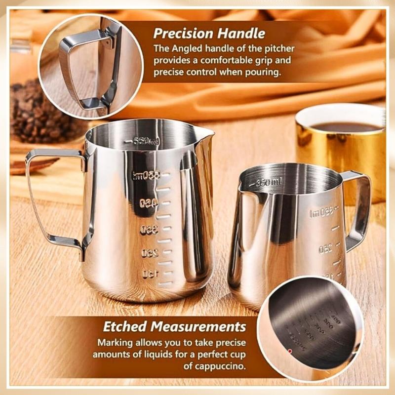 Milk Frothing Pitcher Stainles - Barista Milk Jug ulasan dan harga