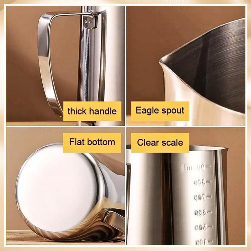 Milk Frothing Pitcher Stainles - Barista Milk Jug ulasan dan harga
