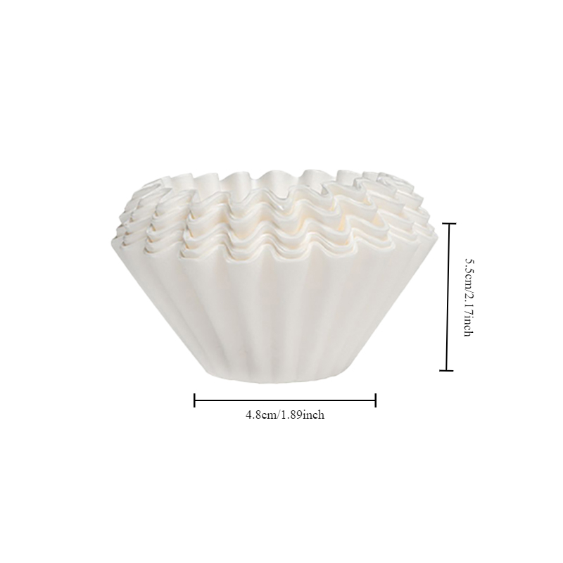 50pcs Pour Over Coffee Filter  - Coffee Tea Paper Cups ulasan dan harga
