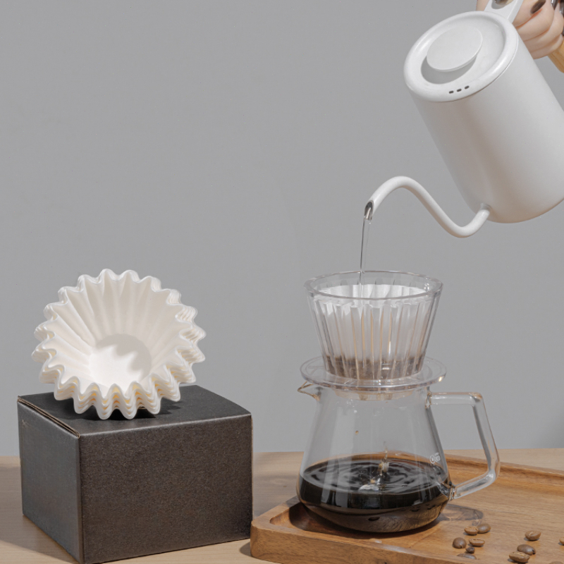 50pcs Pour Over Coffee Filter  - Coffee Tea Paper Cups ulasan dan harga