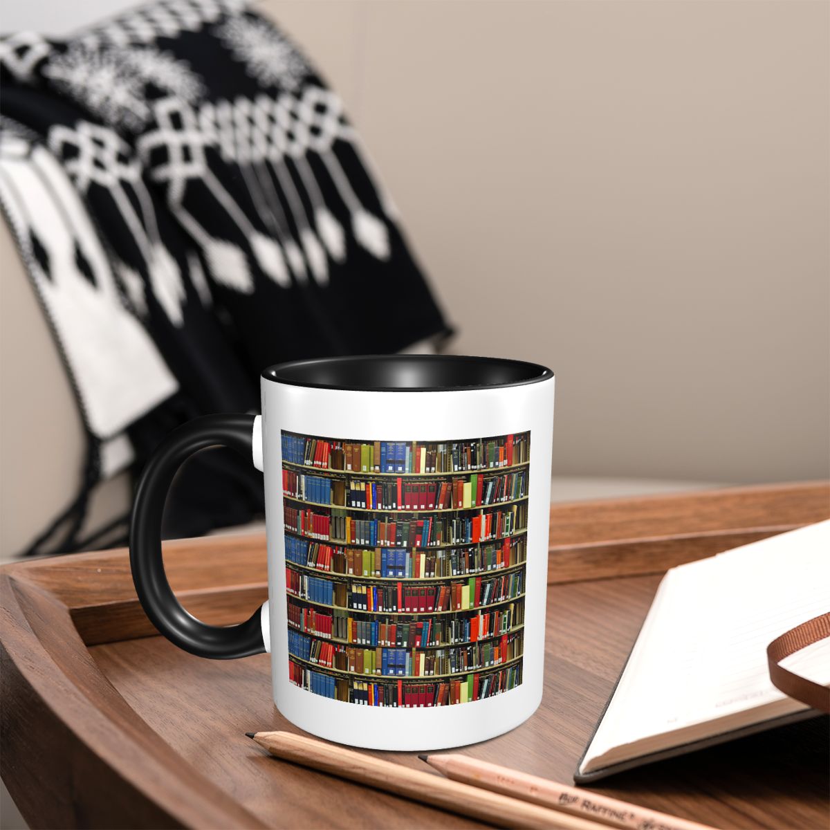 Education Library Book Mug Fun - Coffee Tea Library ulasan dan harga