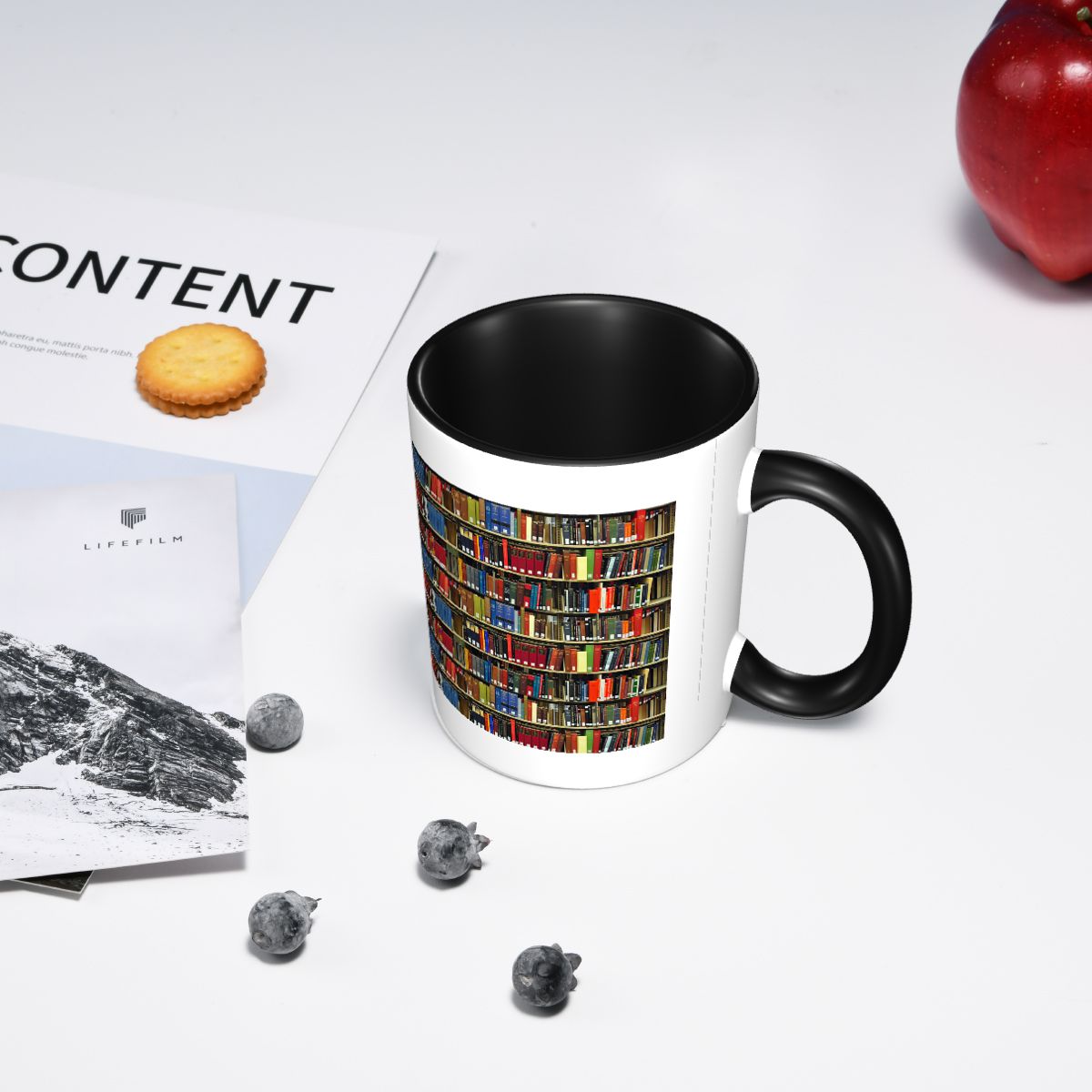 Education Library Book Mug Fun - Coffee Tea Library ulasan dan harga
