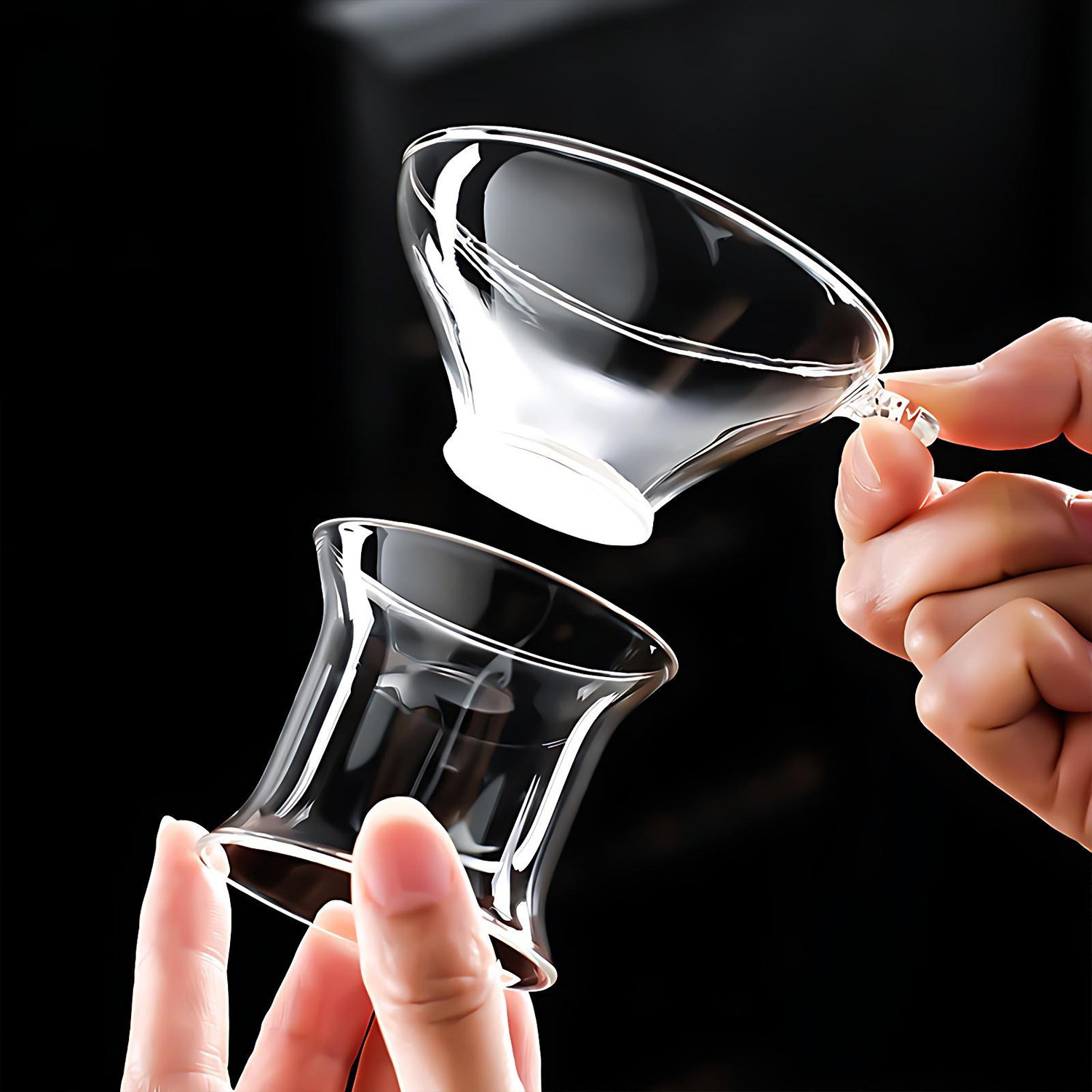 OANKR Glass Tea Strainer for L - Tea Strainer Mesh ulasan dan harga
