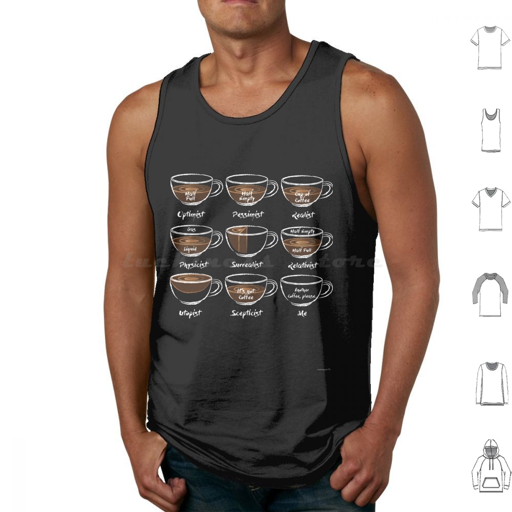 Another Coffee Tank Tops Vest  - Coffee Tea Knits ulasan dan harga