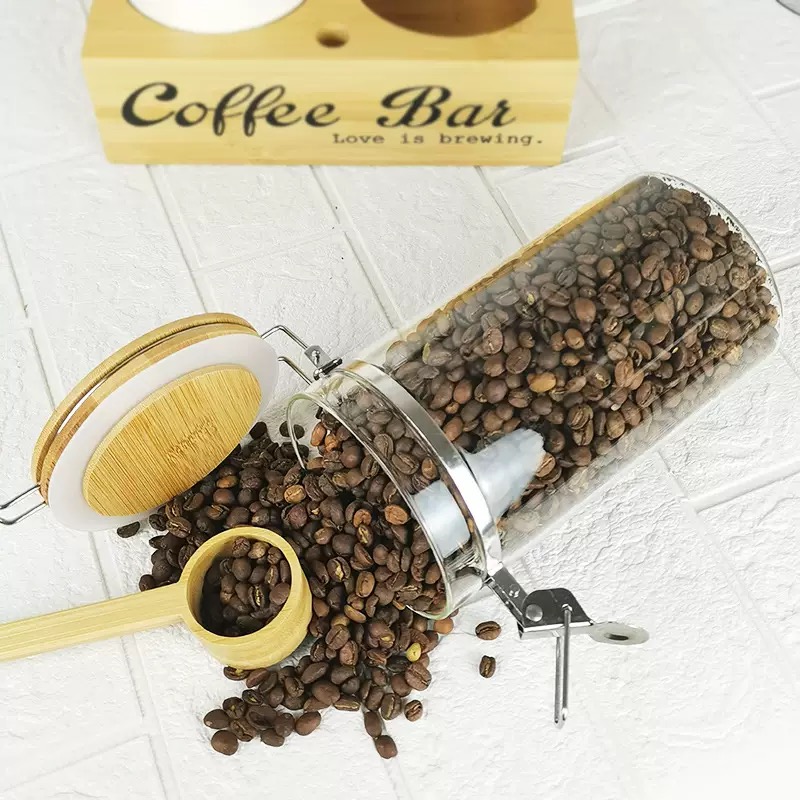 Coffee Storage Jars 2 Pack wit - Coffee Tea Beans ulasan dan harga