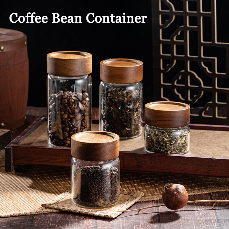 Coffee Beans Storage Container - Coffee Tea Beans ulasan dan harga
