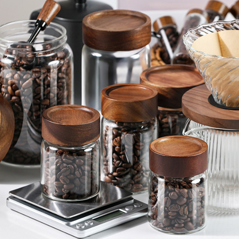 Coffee Beans Storage Container - Coffee Tea Beans ulasan dan harga