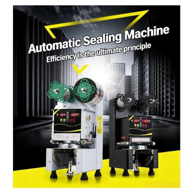 Automatic Plastic Cup Sealing  - Coffee Tea ulasan dan harga