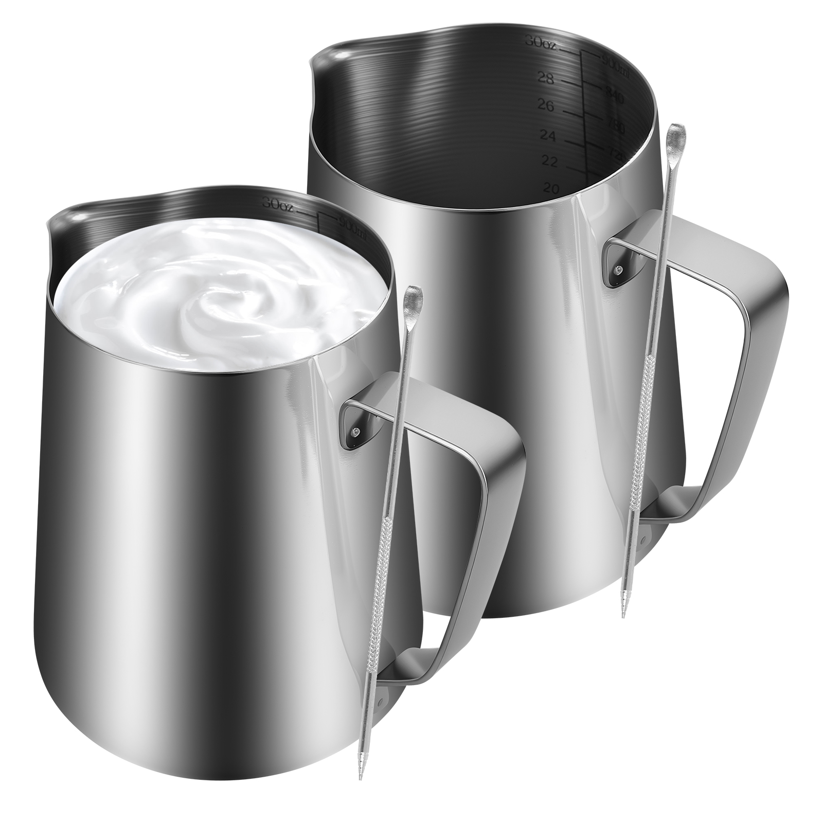 Milk Frothing Pitcher Kit Vers - Barista Milk Jug ulasan dan harga
