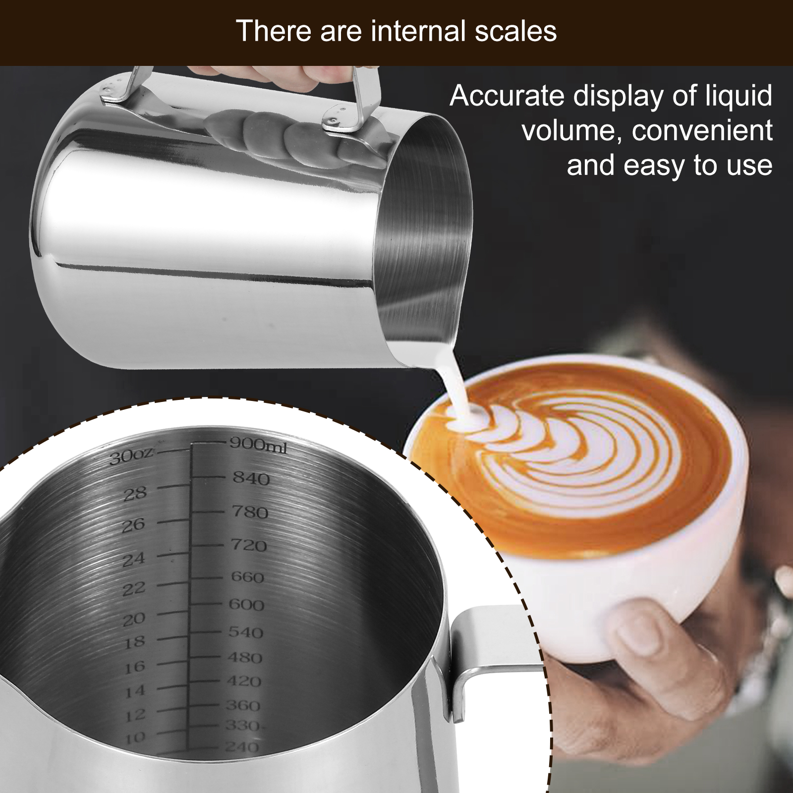 Milk Frothing Pitcher Kit Vers - Barista Milk Jug ulasan dan harga