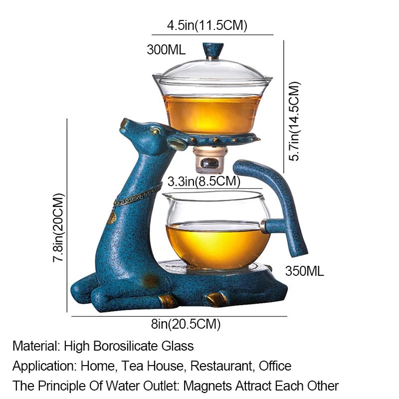 BOZZH-Kungfu Glass Tea Set, Cr - Tea Strainer Mesh ulasan dan harga