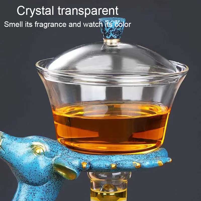 BOZZH-Kungfu Glass Tea Set, Cr - Tea Strainer Mesh ulasan dan harga