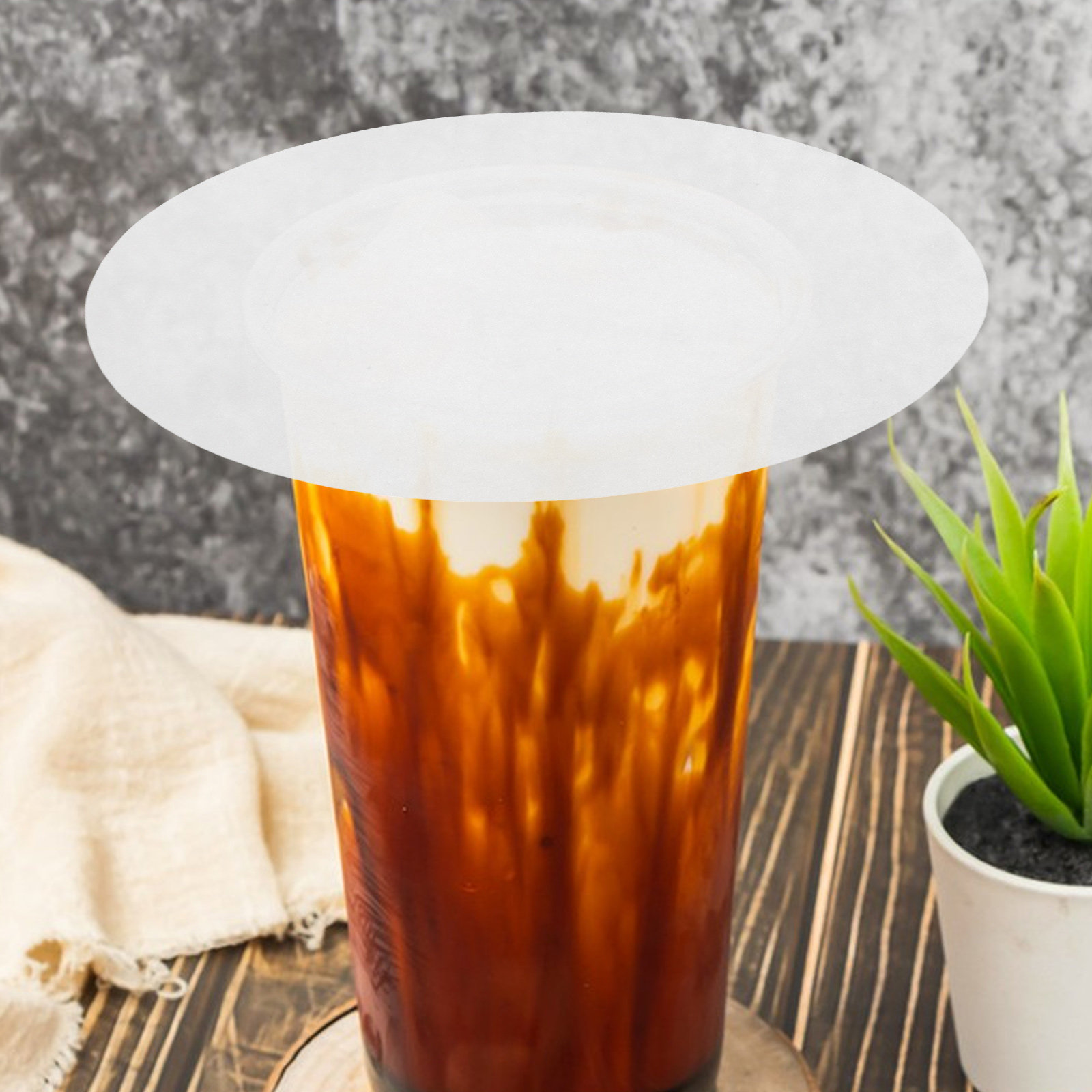 1000Pcs Leakproof Cup Covers 1 - Coffee Tea Paper Cups ulasan dan harga