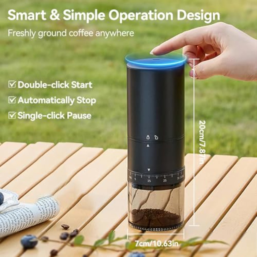 Portable Electric Coffee Grind - Coffee&Tea House Menu ulasan dan harga