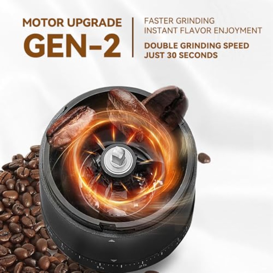 Portable Electric Coffee Grind - Coffee&Tea House Menu ulasan dan harga