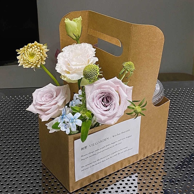Thickened Brown Kraft Paper Co - Coffee Tea Knits ulasan dan harga
