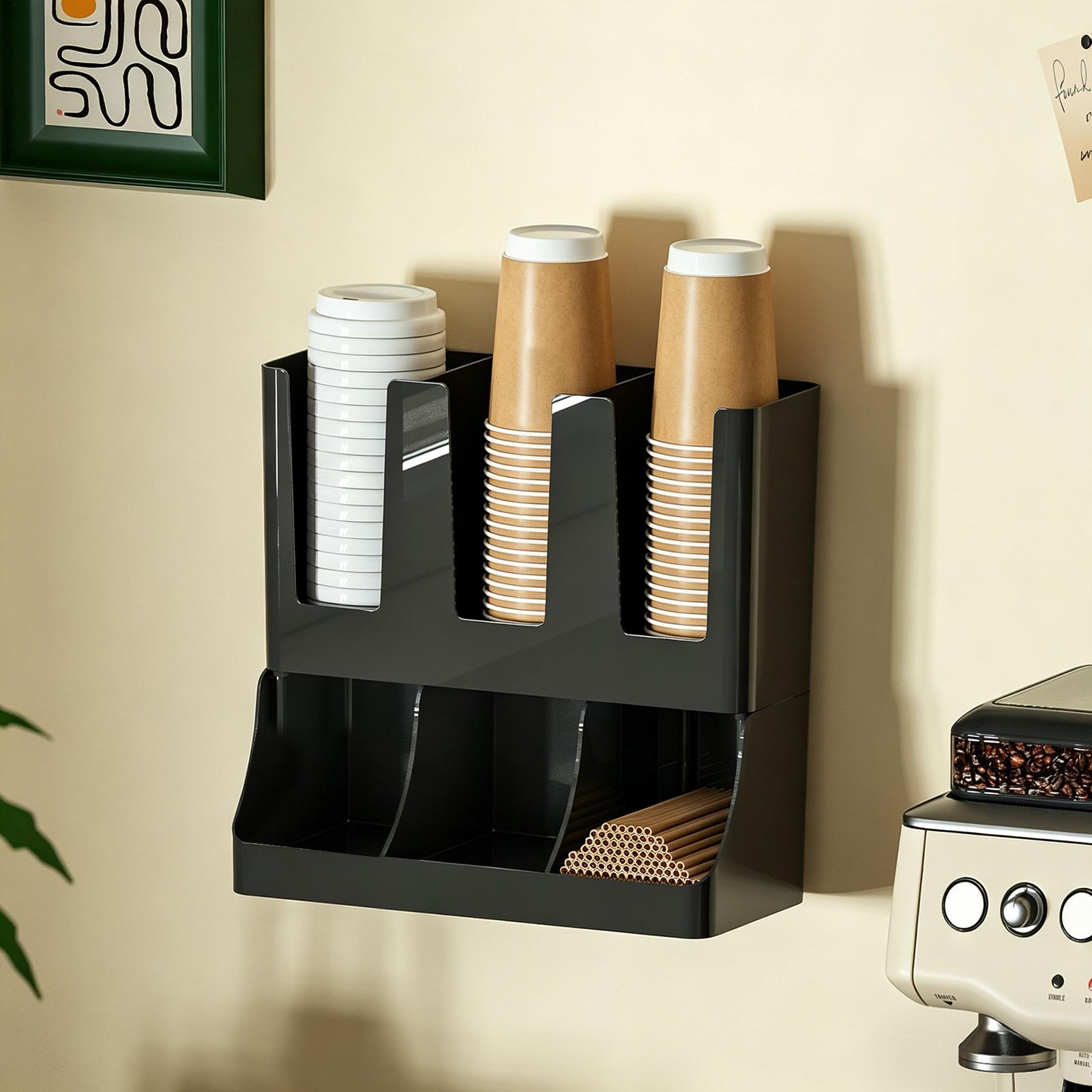 Coffee Organizer Station 6-Com - Tea Coffee Set Up ulasan dan harga