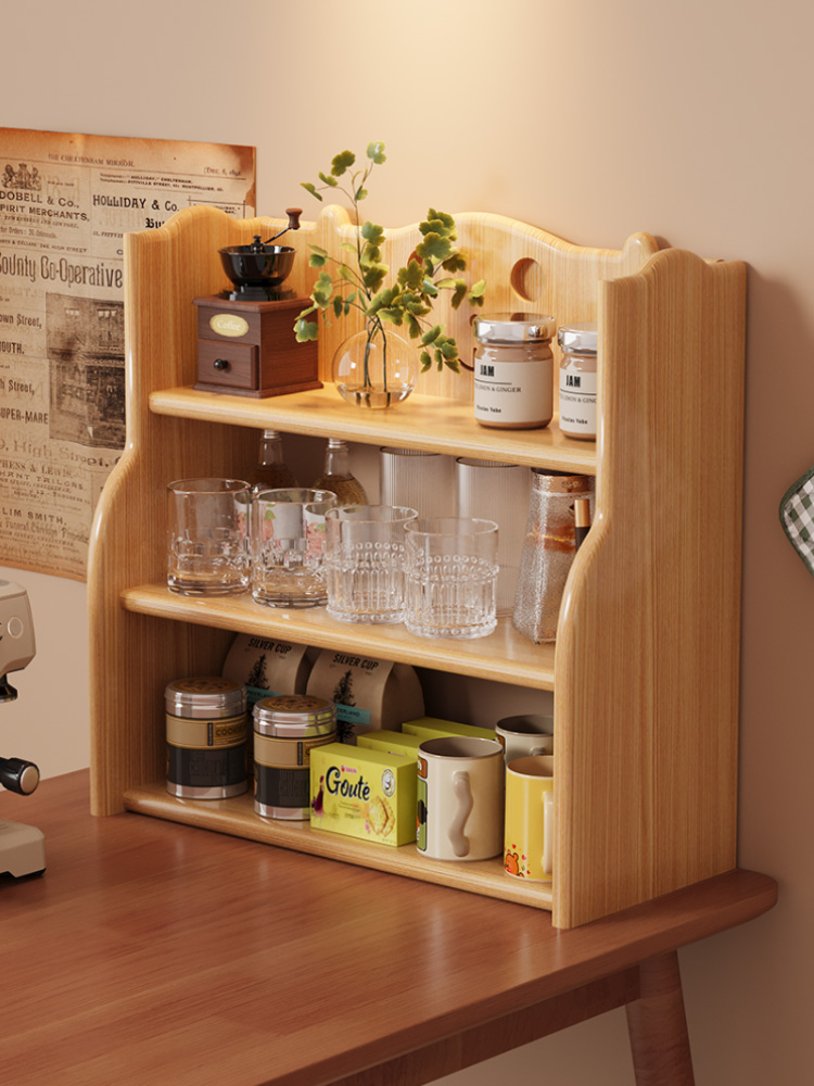 Retro Sle  Wood Cup Holder Din - Tea Coffee Set Up ulasan dan harga