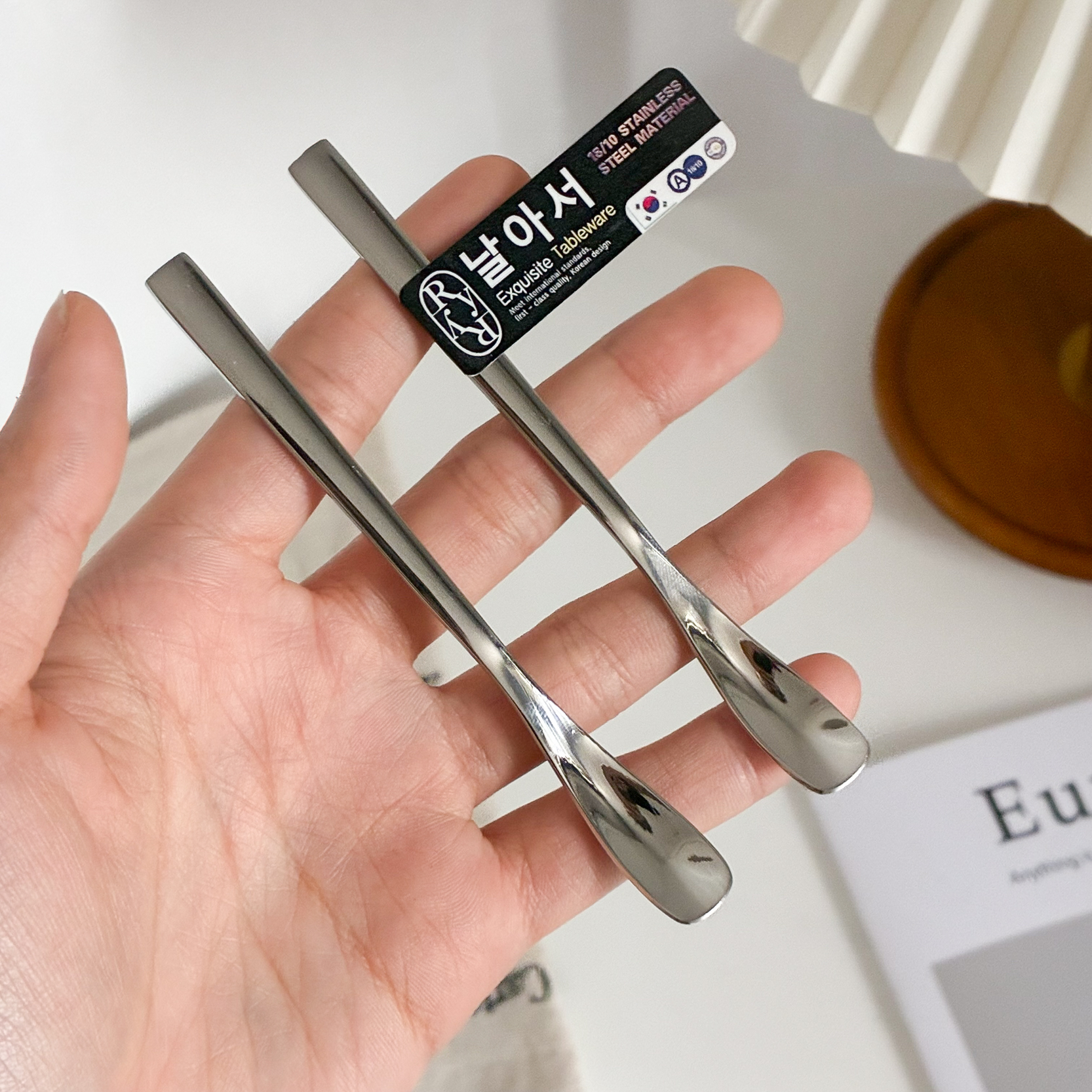 Long Handle 304 Stainl Steel C - Coffee Tea Spoon ulasan dan harga
