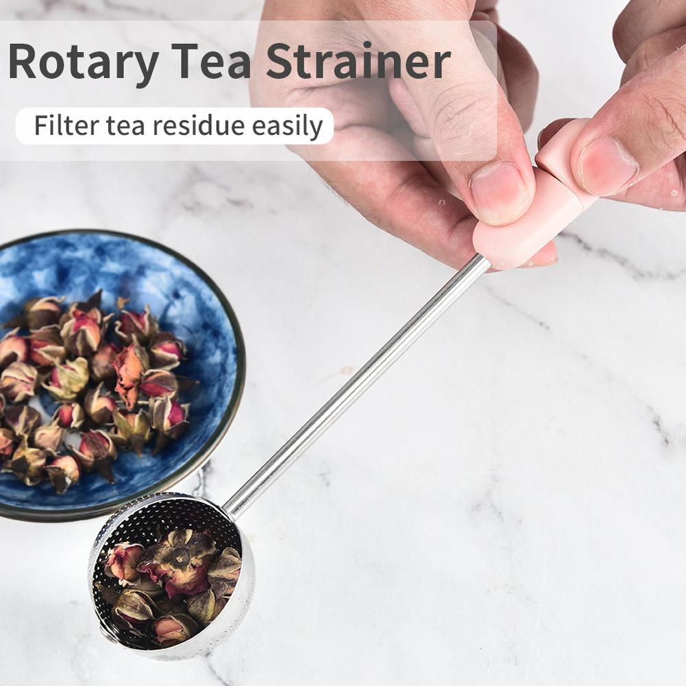 304 Stainless Steel Rotating T - Tea Strainer Mesh ulasan dan harga