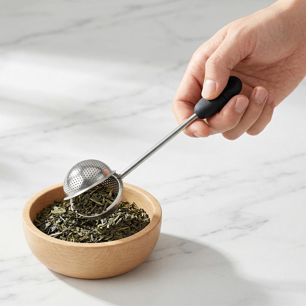 304 Stainless Steel Rotating T - Tea Strainer Mesh ulasan dan harga