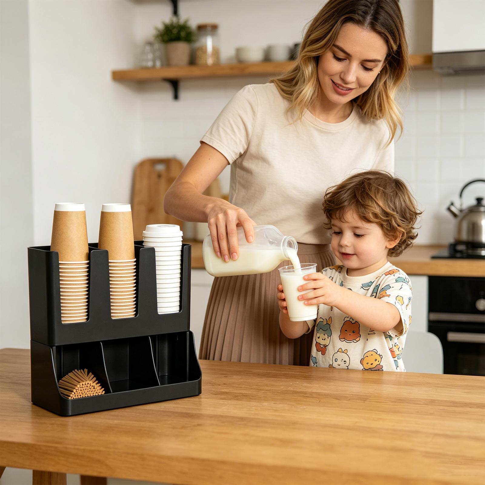 Coffee Station Organizer Wall  - Tea Coffee Set Up ulasan dan harga