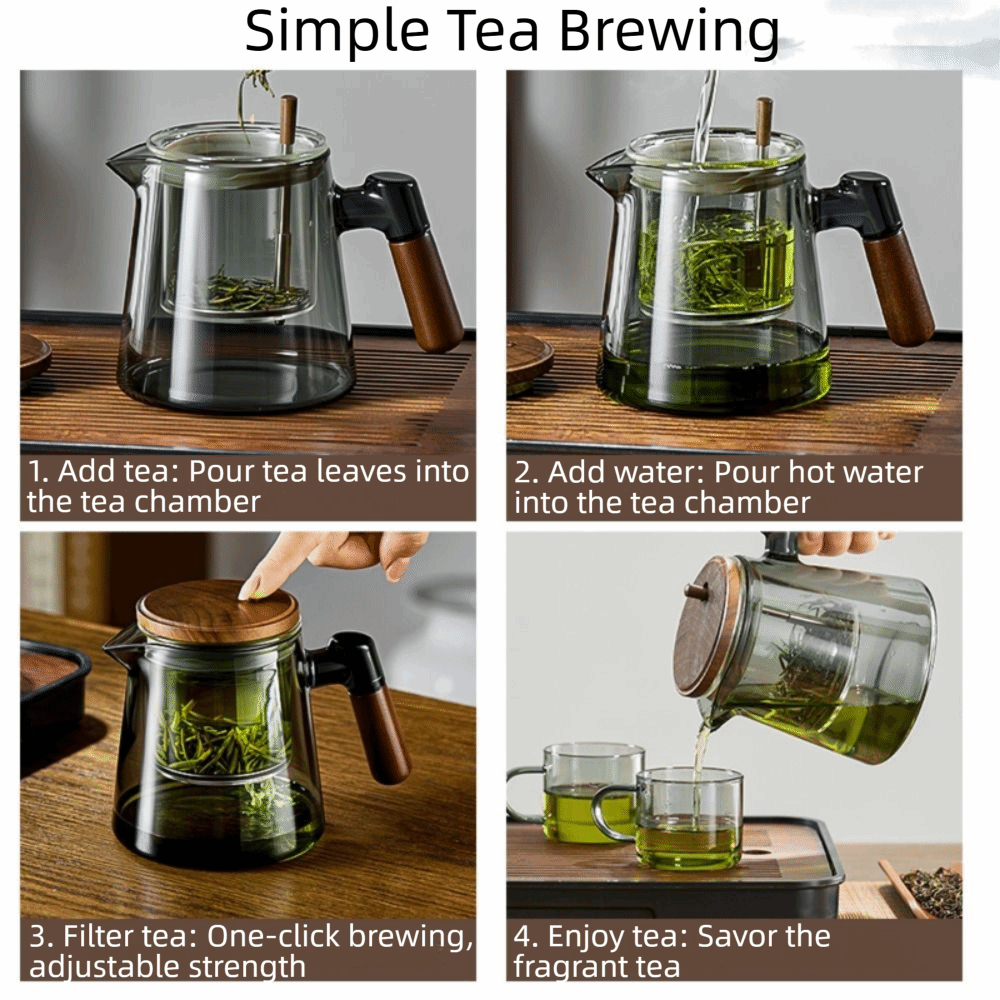 One-Touch Drip Glass Teapot 65 - Tea Strainer Mesh ulasan dan harga