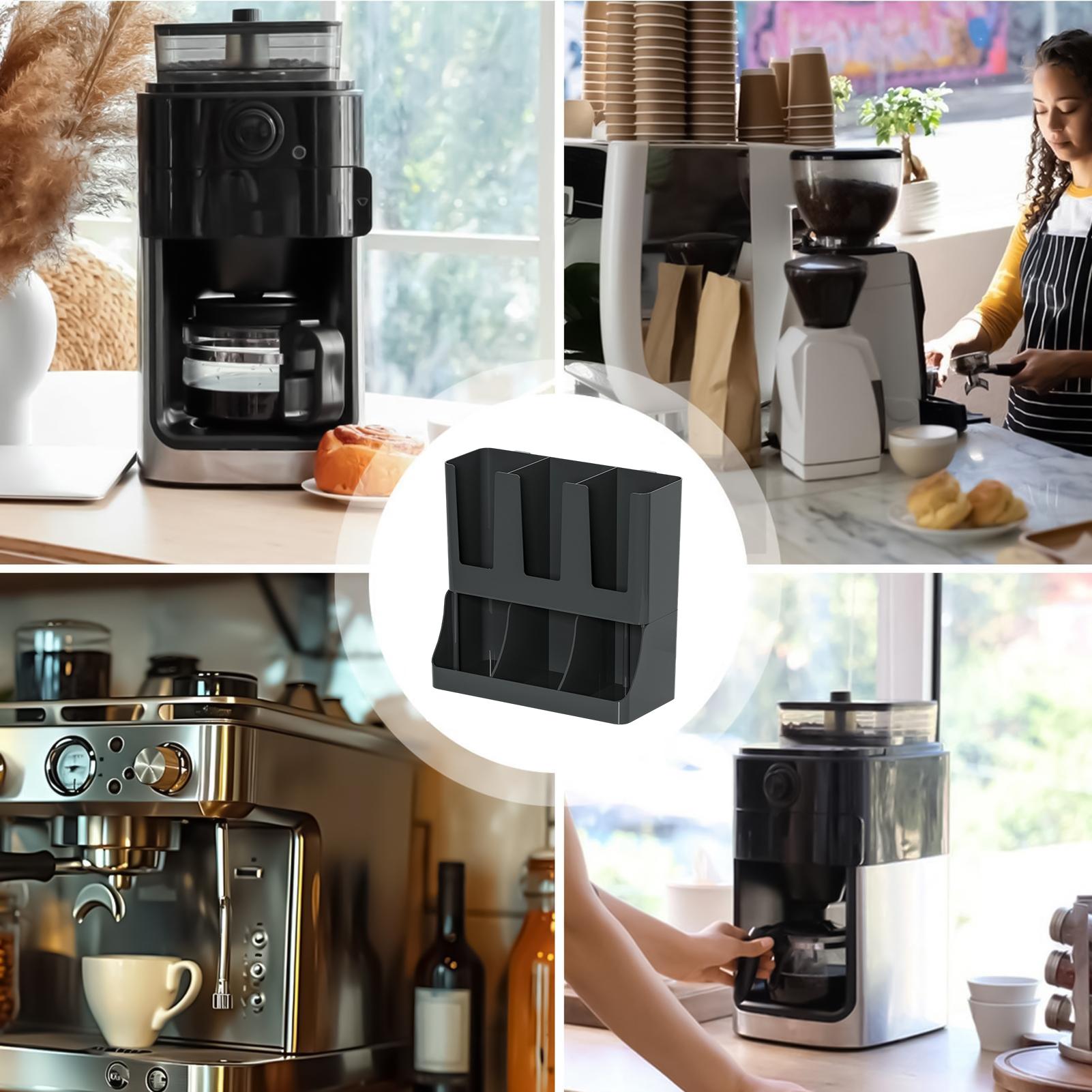 Coffee Organizer Station 6-Com - Tea Coffee Set Up ulasan dan harga